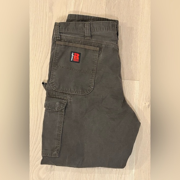 Wrangler RIGGS Ripstop Canvas Carpenter Work Pants - Picture 2 of 5